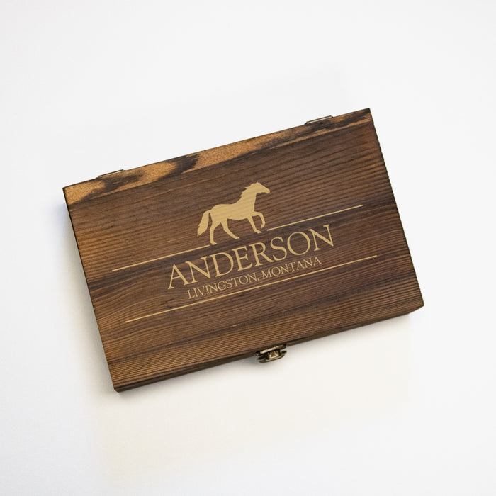 Personalized Horse Whiskey Smoker Kit