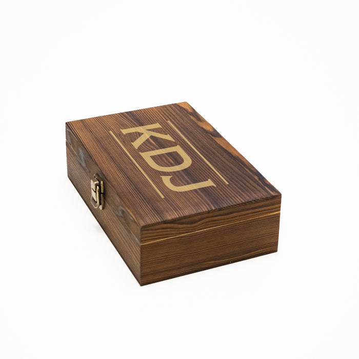 Monogrammed Whiskey Smoker Kit