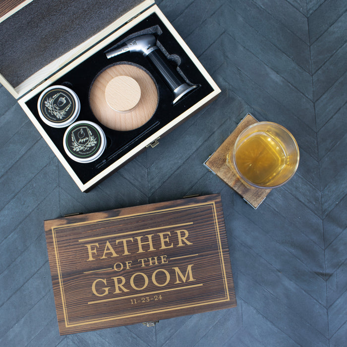 Father of the Groom Whiskey Smoker Set