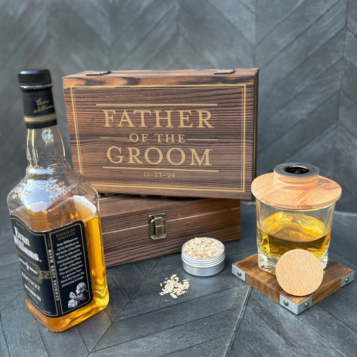 Father of the Groom Whiskey Smoker Set