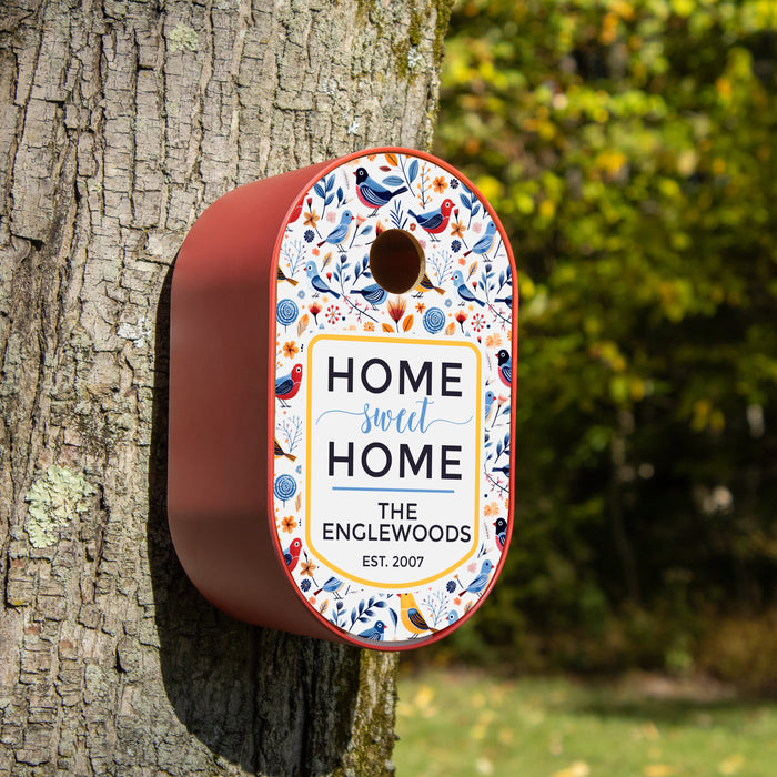 Personalized Home Sweet Home Bird House