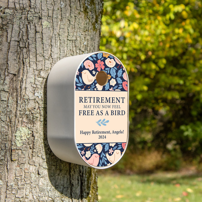 Personalized Retirement Bird House