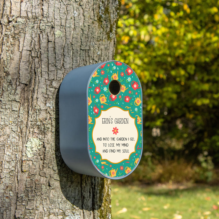 Personalized Bird House for Gardening Lover