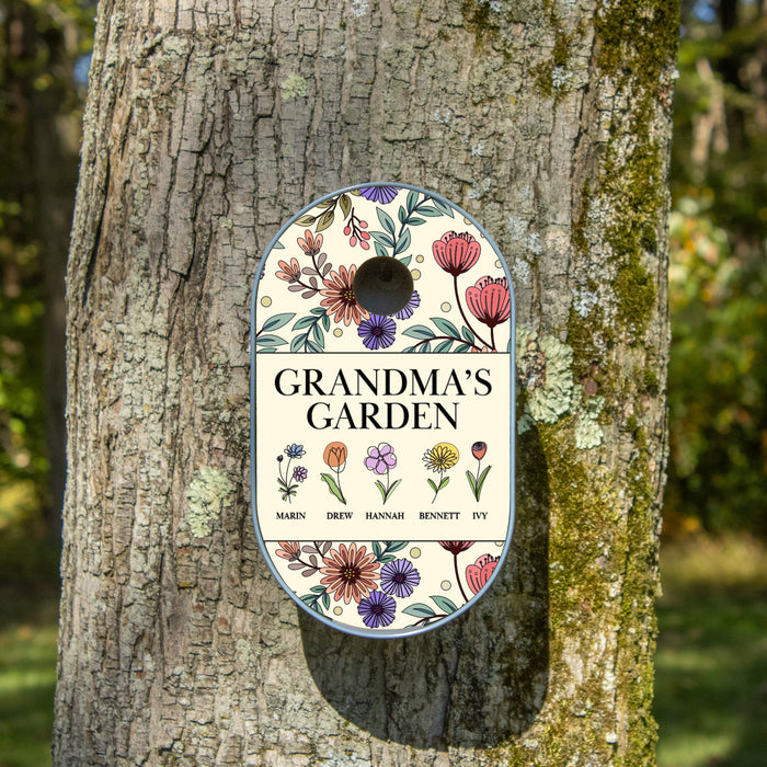 Personalized Grandma's Garden Bird House