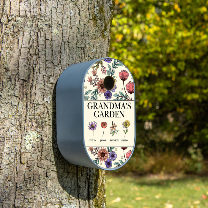 Personalized Grandma's Garden Bird House