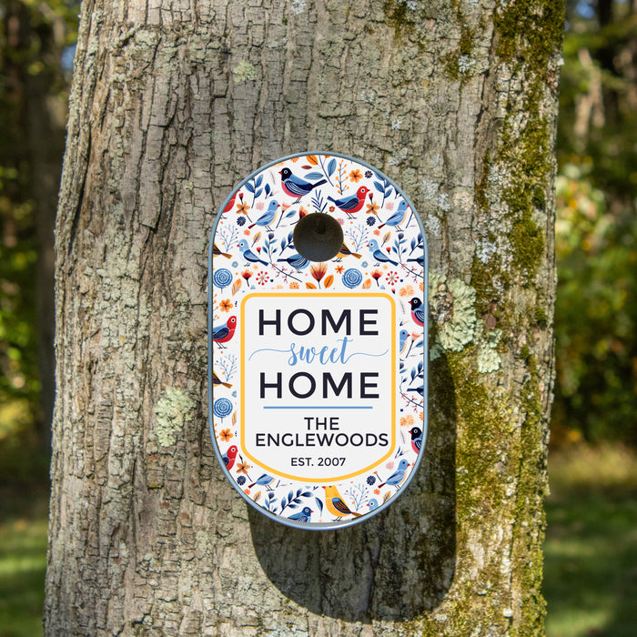 Personalized Home Sweet Home Bird House