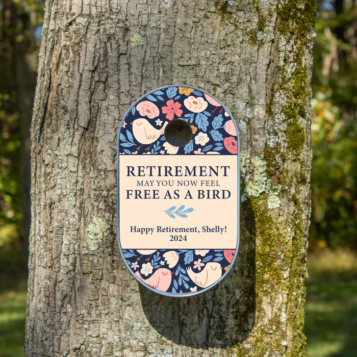 Personalized Retirement Bird House