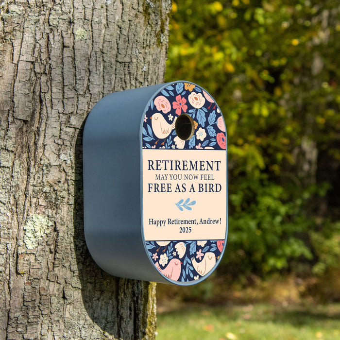 Personalized Retirement Bird House