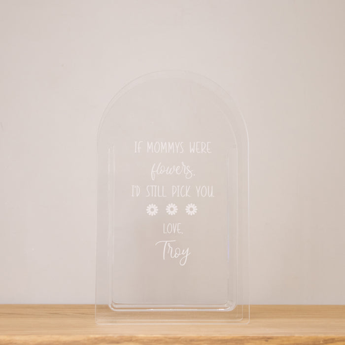 Personalized "I'd Still Pick You" Flower Vase for Mom or Grandma