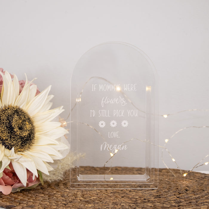 Personalized "I'd Still Pick You" Flower Vase for Mom or Grandma