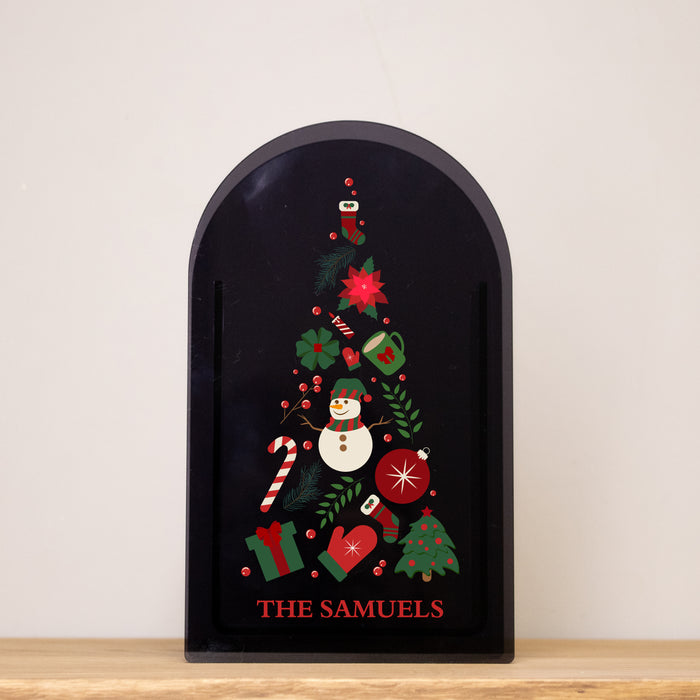 Personalized Christmas Vase