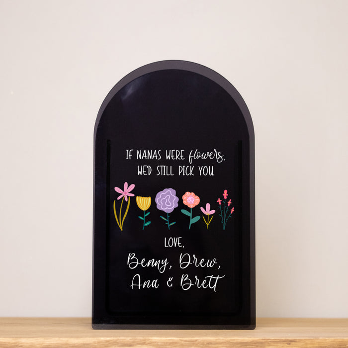 Personalized "I'd Still Pick You" Mom or Grandma Flower Vase