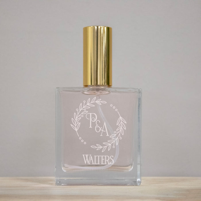 Personalized Couple Initials Wedding Perfume Bottle