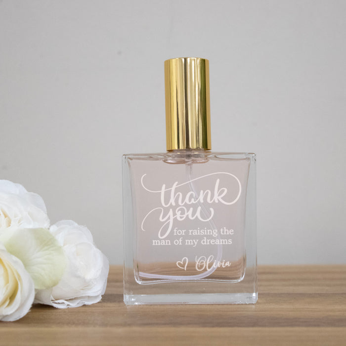 Personalized "Raising the Man of My Dreams" Perfume Bottle