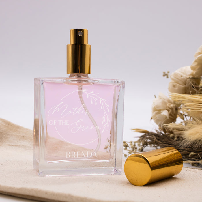 Personalized Mother of the Groom Perfume Bottle