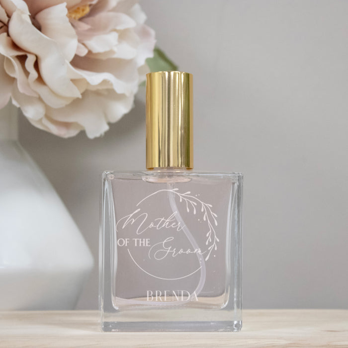 Personalized Mother of the Groom Perfume Bottle