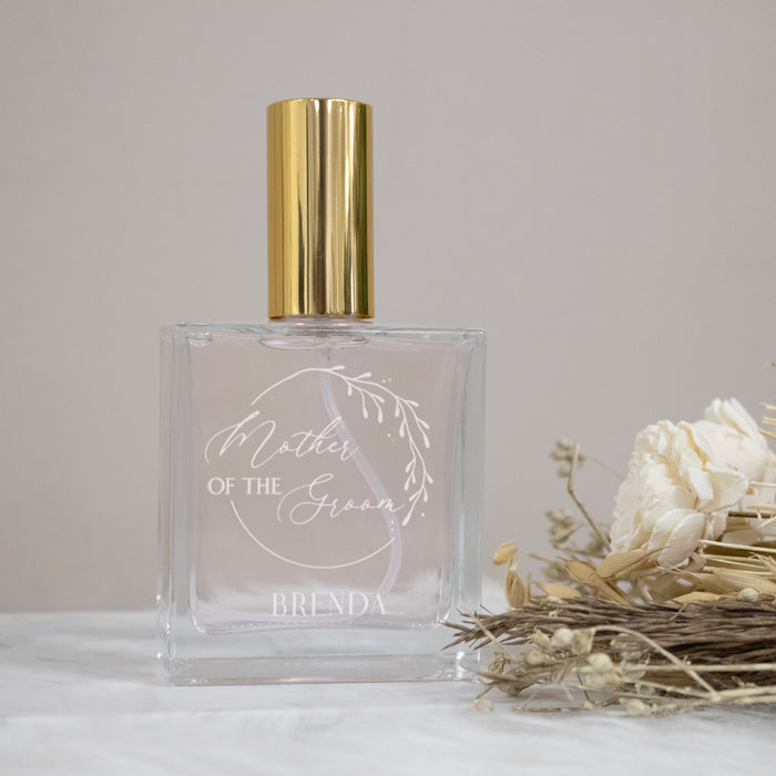 Personalized Mother of the Groom Perfume Bottle