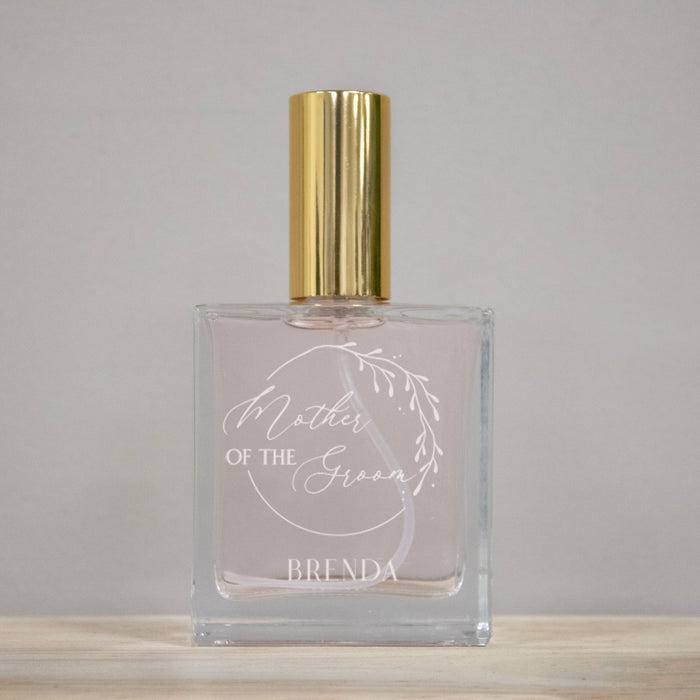 Personalized Mother of the Groom Perfume Bottle