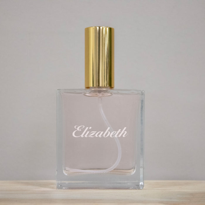 Personalized Cursive Name Engraved Perfume Bottle