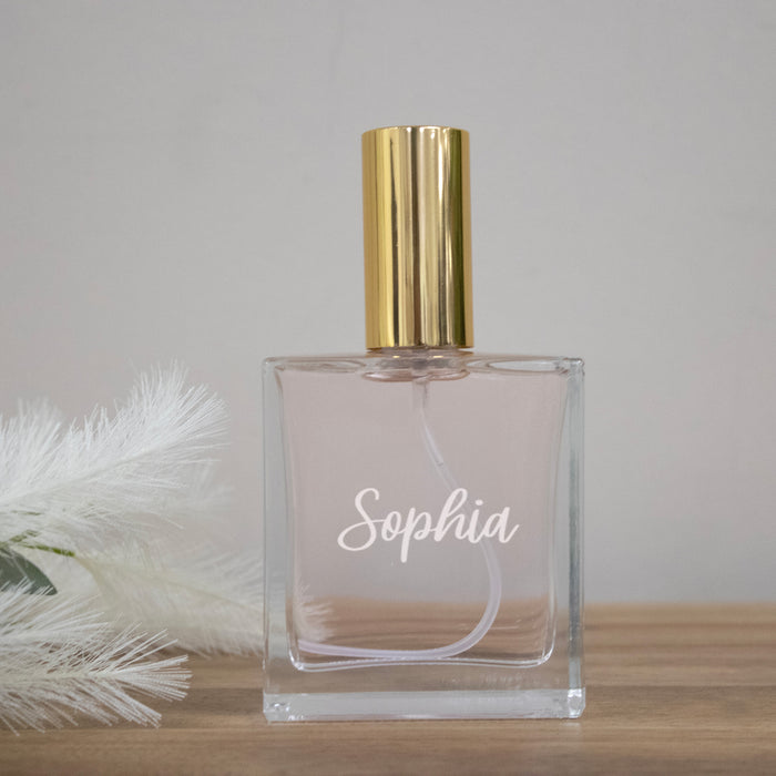 Personalized Cursive Name Engraved Perfume Bottle