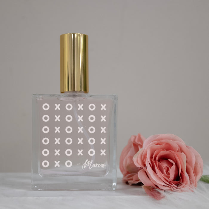 Personalized "XOXO" Perfume Bottle