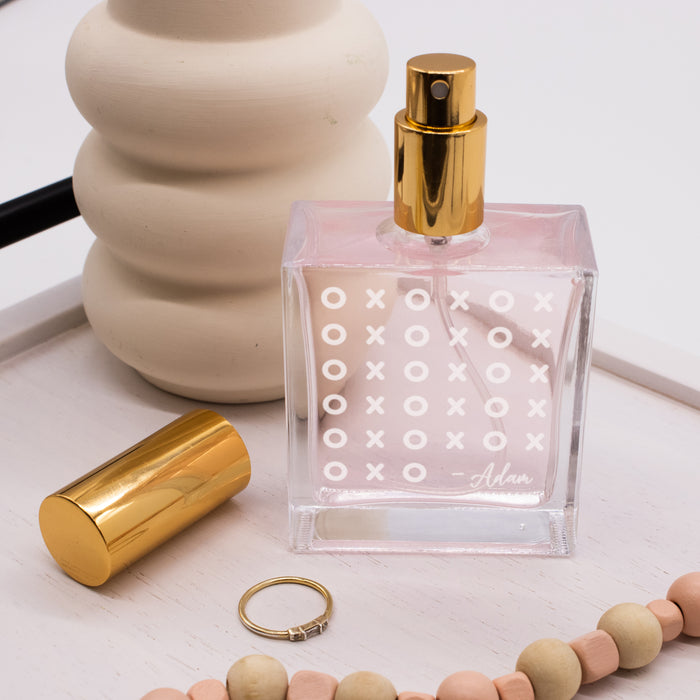 Personalized "XOXO" Perfume Bottle