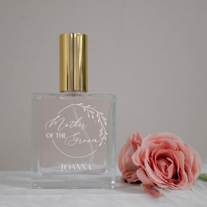 Personalized Mother of the Groom Perfume Bottle