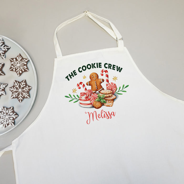 Personalized "The Cookie Crew" Christmas Apron