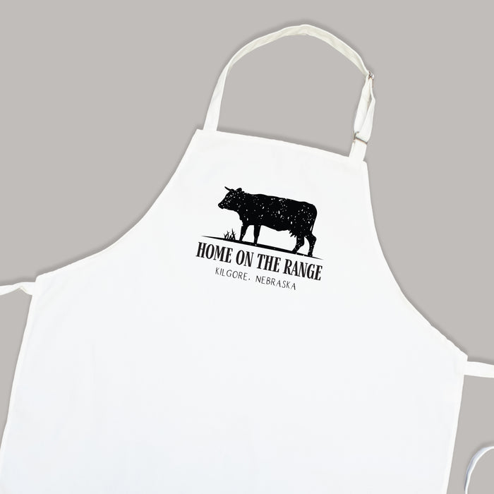 Personalized "Home on the Range" Daddy and Me Kitchen Apron