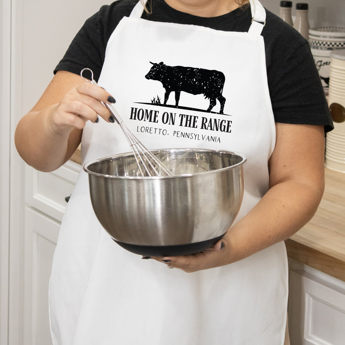 Personalized "Home on the Range" Daddy and Me Kitchen Apron