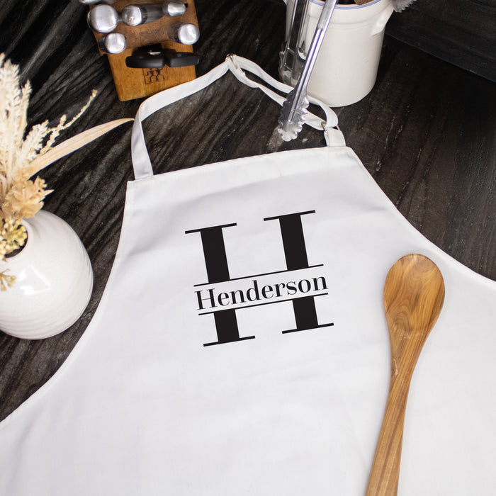 Personalized Monogram Apron