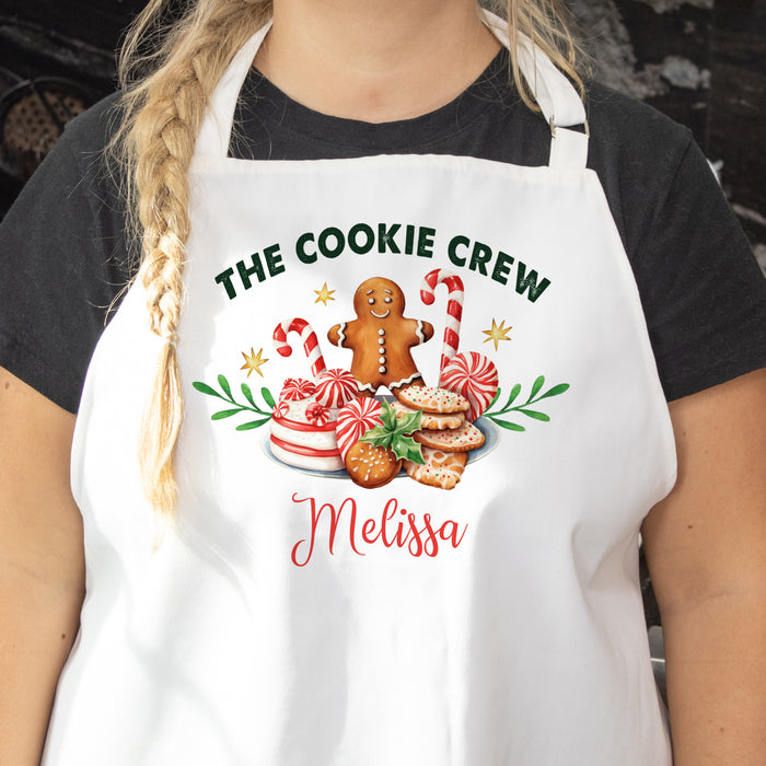 Personalized "The Cookie Crew" Christmas Apron