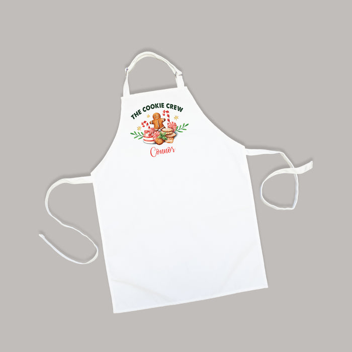 Personalized "The Cookie Crew" Christmas Apron