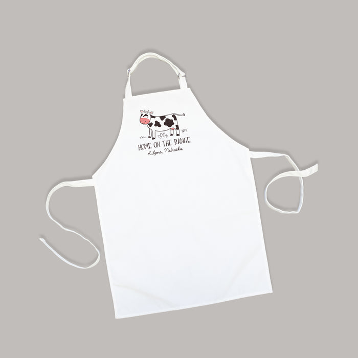 Personalized "Home on the Range" Daddy and Me Kitchen Apron