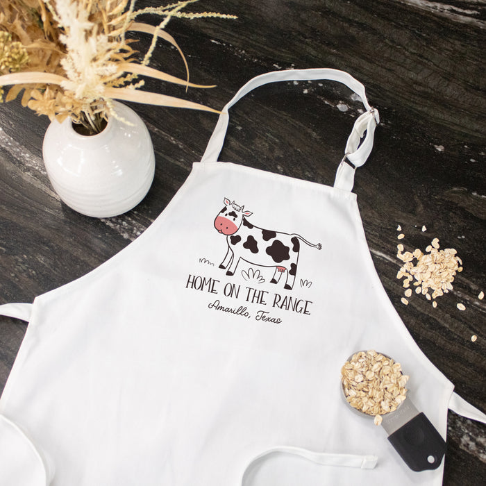 Personalized "Home on the Range" Daddy and Me Kitchen Apron