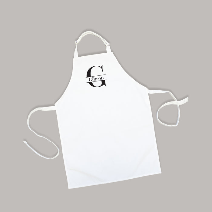 Personalized Monogram Apron