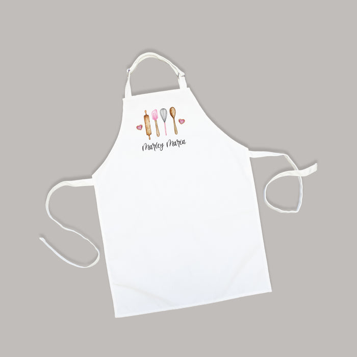 Personalized Kitchen Utensils Apron for Her