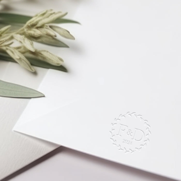 Personalized Wedding Stationary Embosser