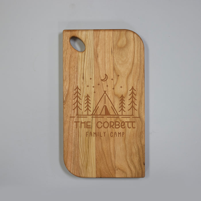 Personalized Camping Cutting Board