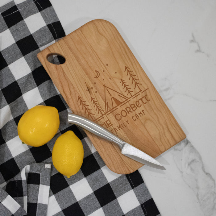 Personalized Camping Cutting Board