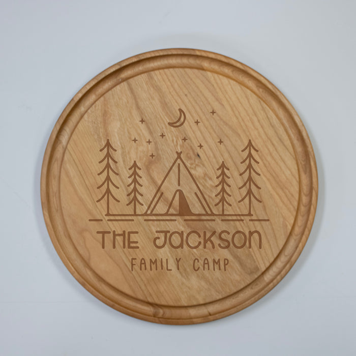 Personalized Camping Cutting Board