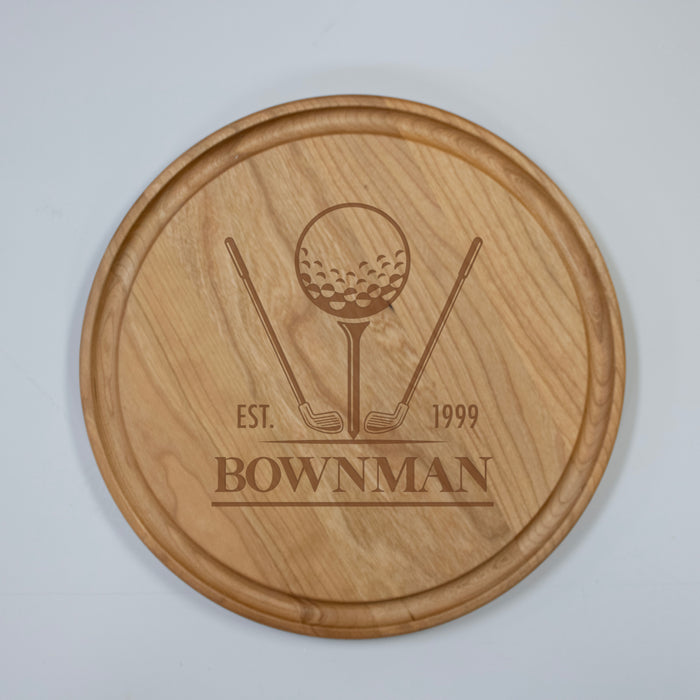 Personalized Golf Cutting Board