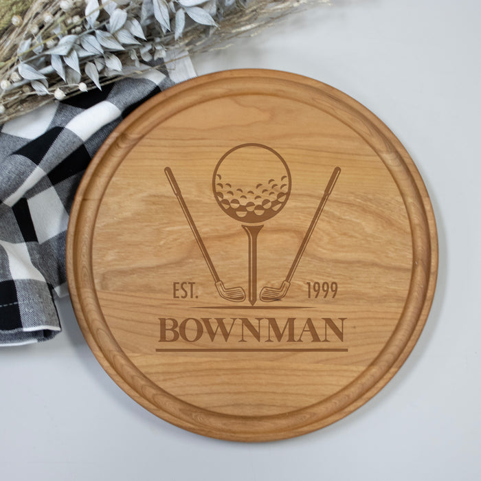 Personalized Golf Cutting Board