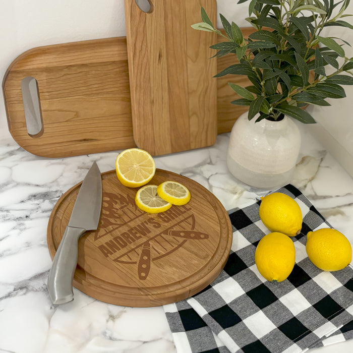 Personalized Grill Cutting Board