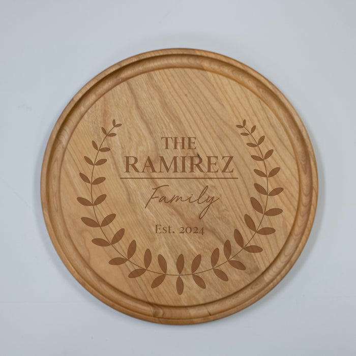 Personalized Family Name Cutting Board