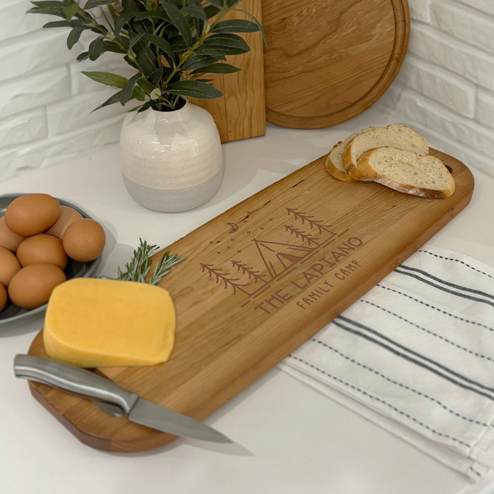 Personalized Camping Cutting Board