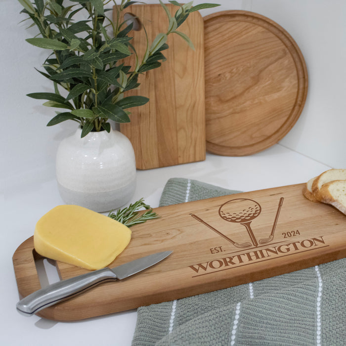 Personalized Golf Cutting Board