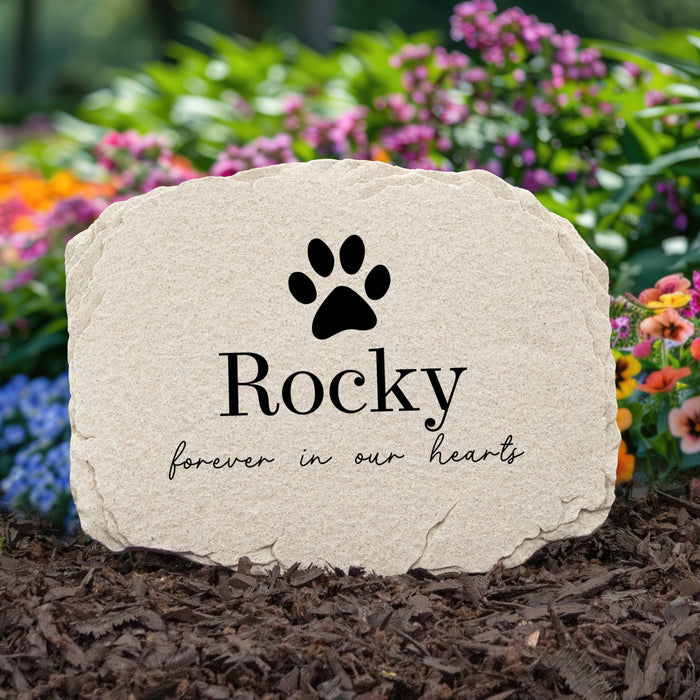 Personalized Pet Memorial Garden Stone