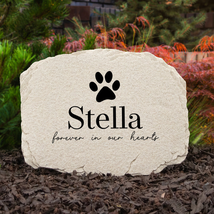 Personalized Pet Memorial Garden Stone