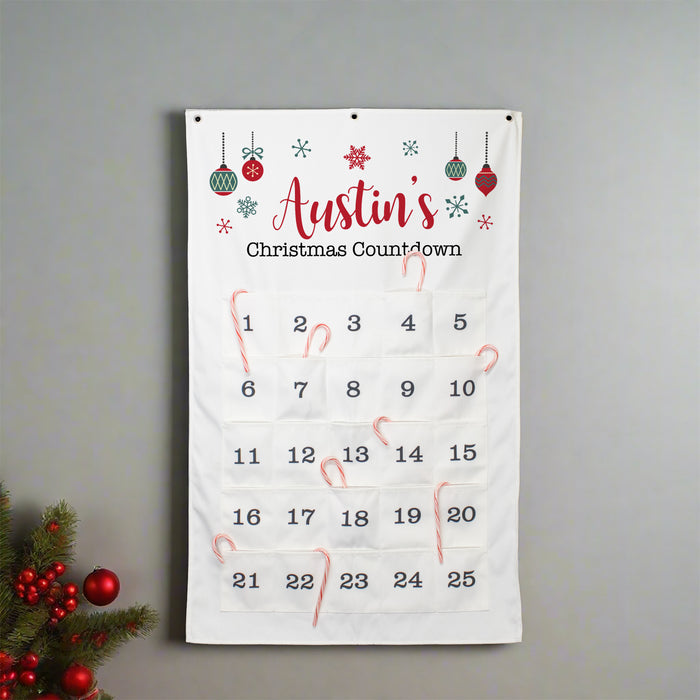 Personalized Christmas Countdown Advent Calendar